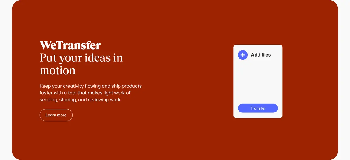 Features section of Products