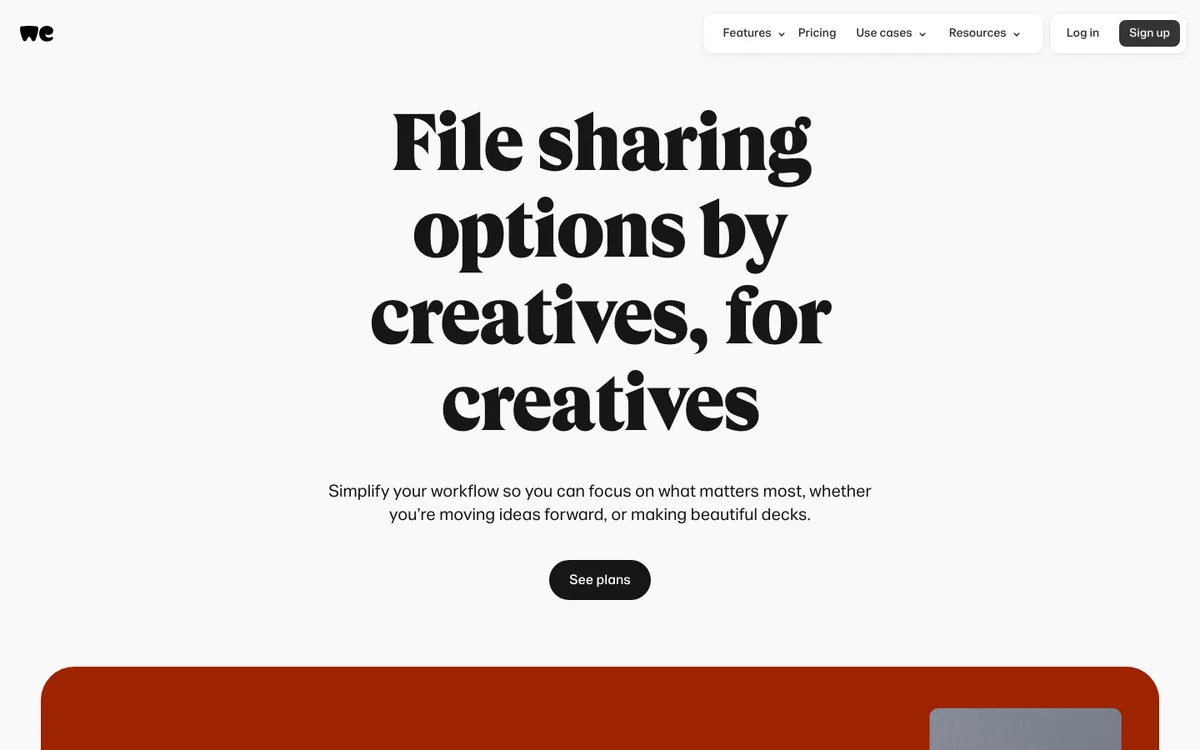 Products website