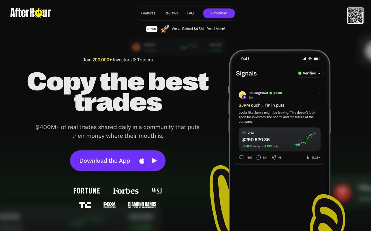 AfterHour website