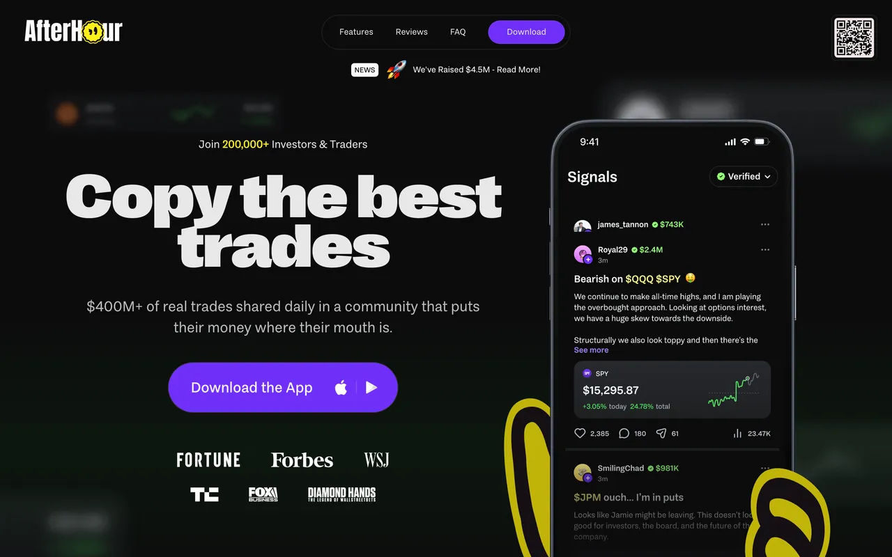 AfterHour website