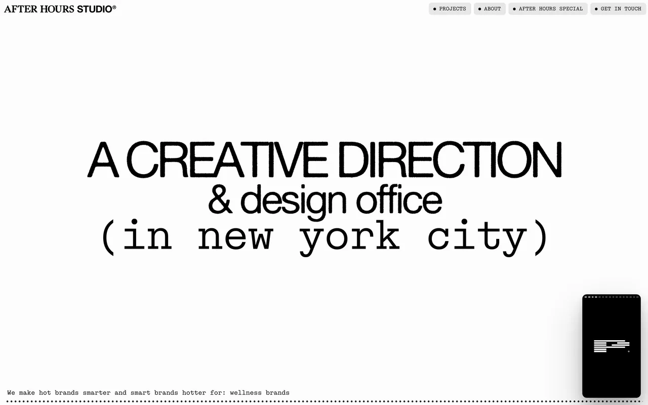 After Hours website