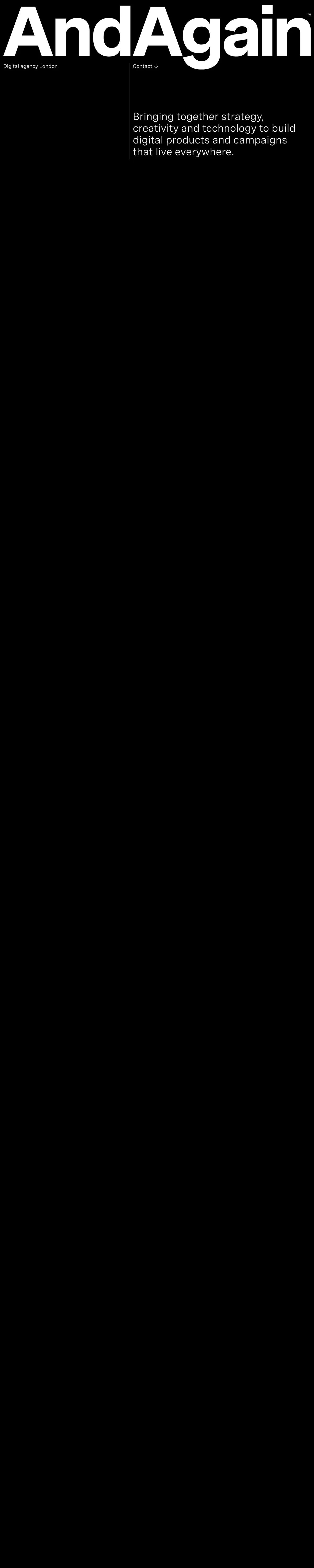 Full-page screenshot of AndAgain (andagain.uk)