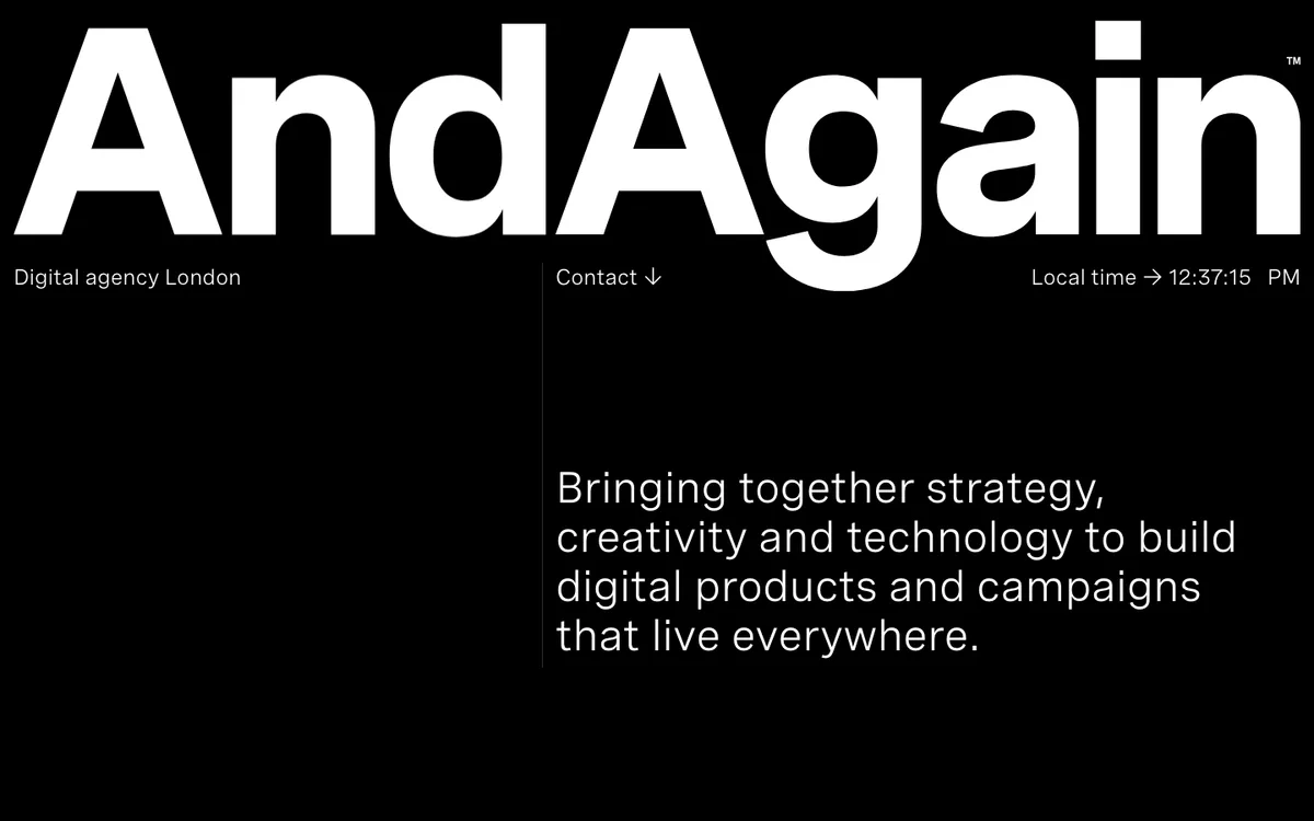 AndAgain website
