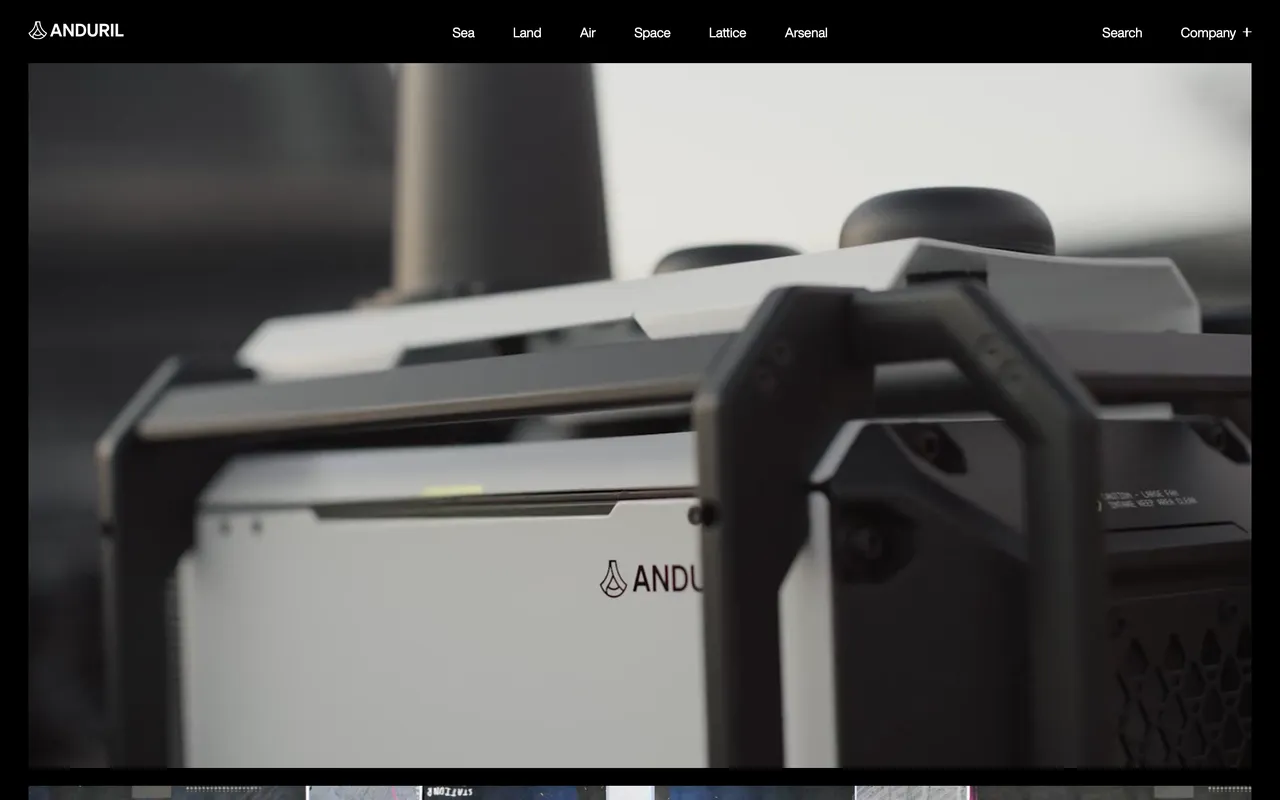 Anduril Industries website