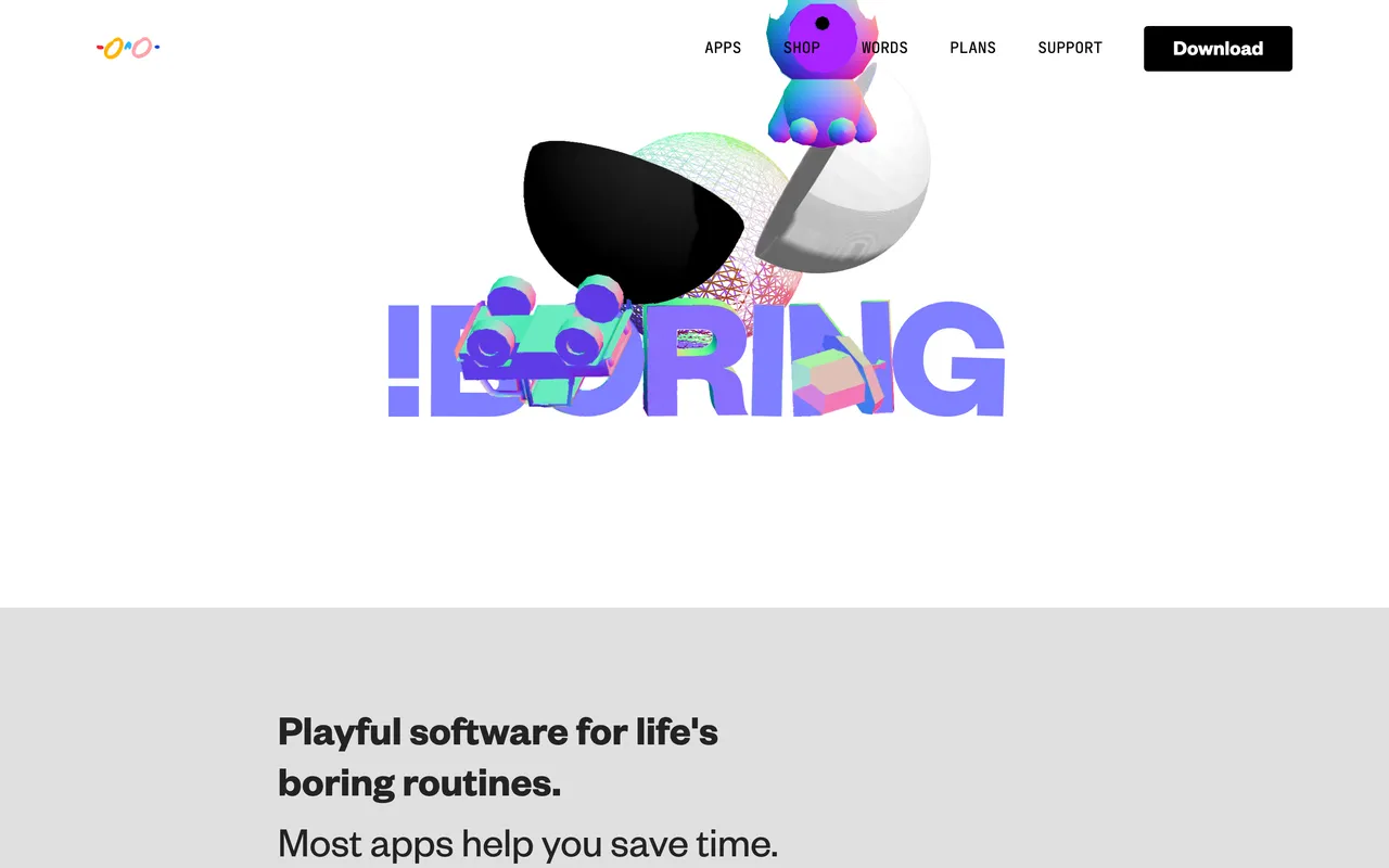 (Not Boring) Software Inc. website