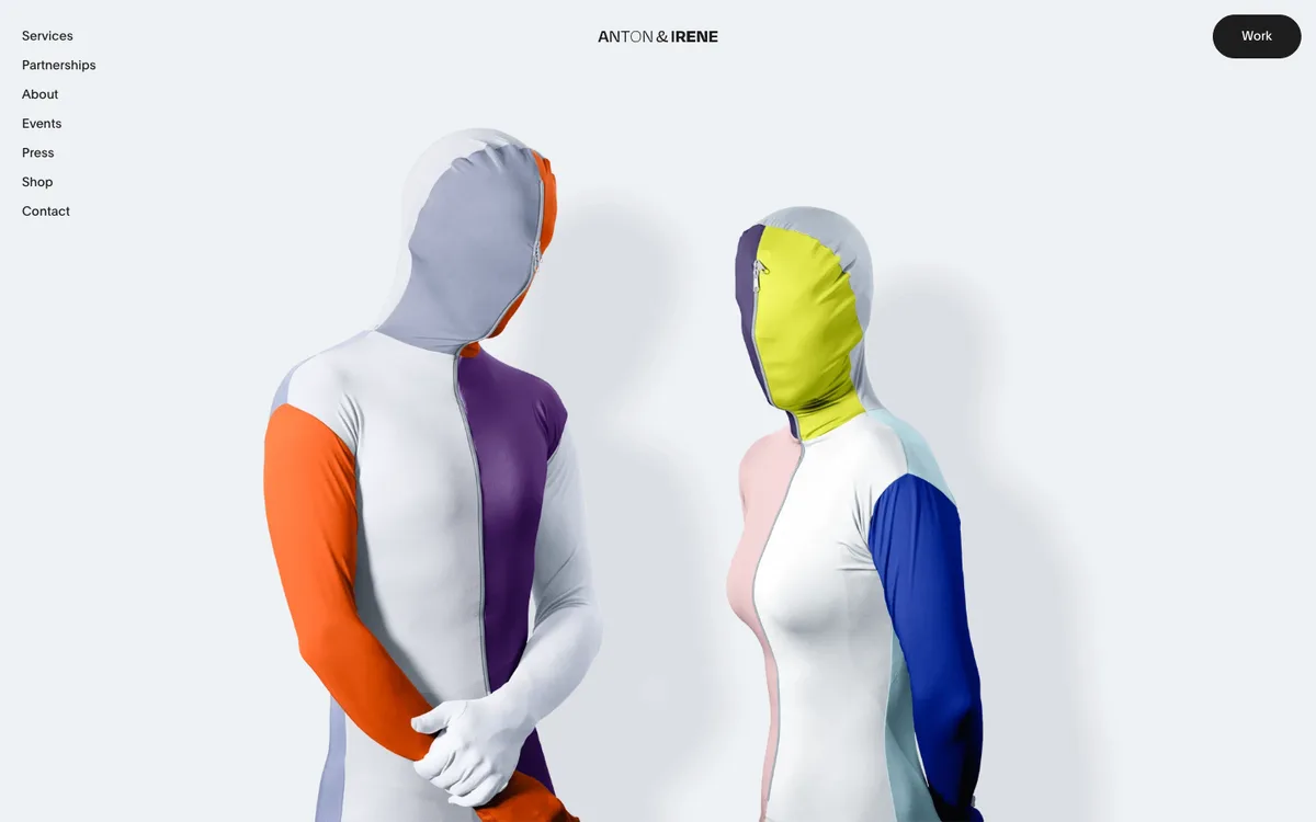 Anton & Irene website