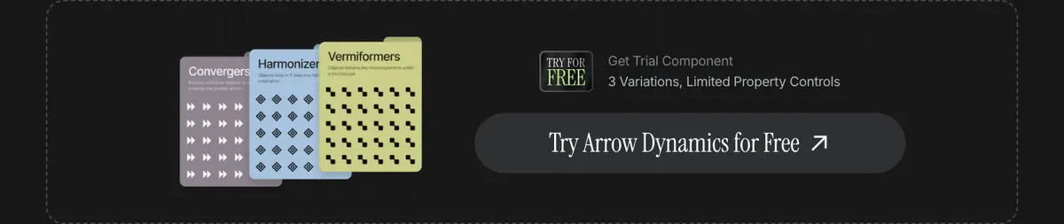 Call to action section of Arrow Dynamics