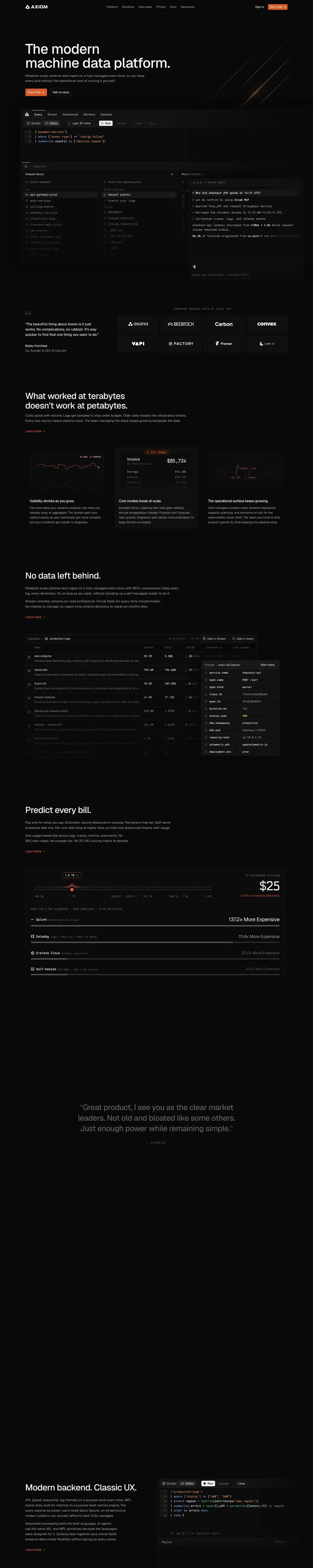 Full-page screenshot of Axiom (axiom.co)