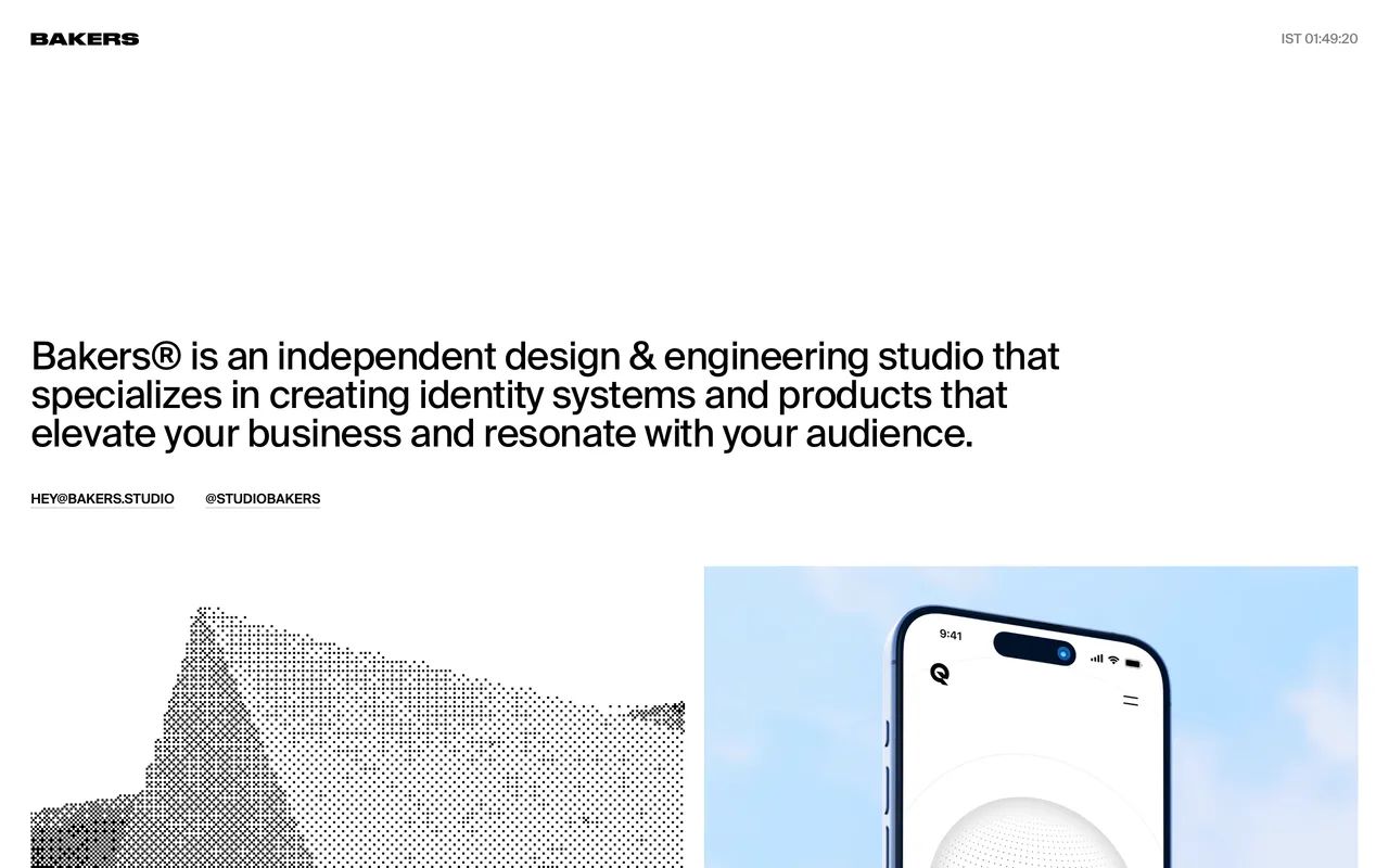 Bakers website