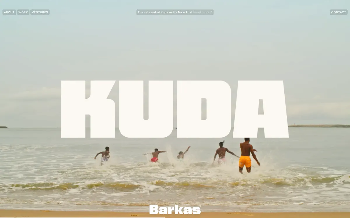 Full-page screenshot of Barkas (barkas.com)