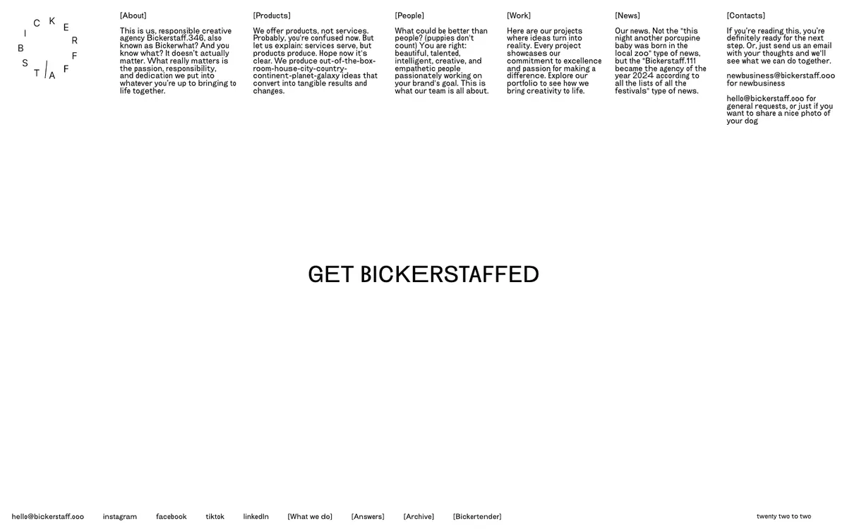 Full-page screenshot of Bickerstaff.586 (bickerstaff.ooo)