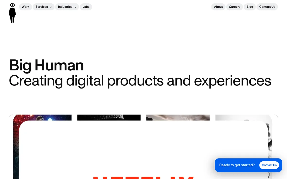 Big Human website