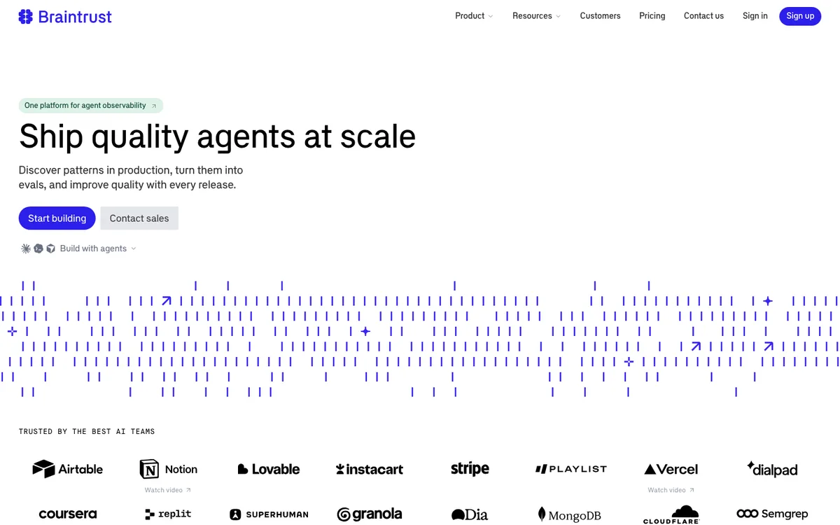 Braintrust website