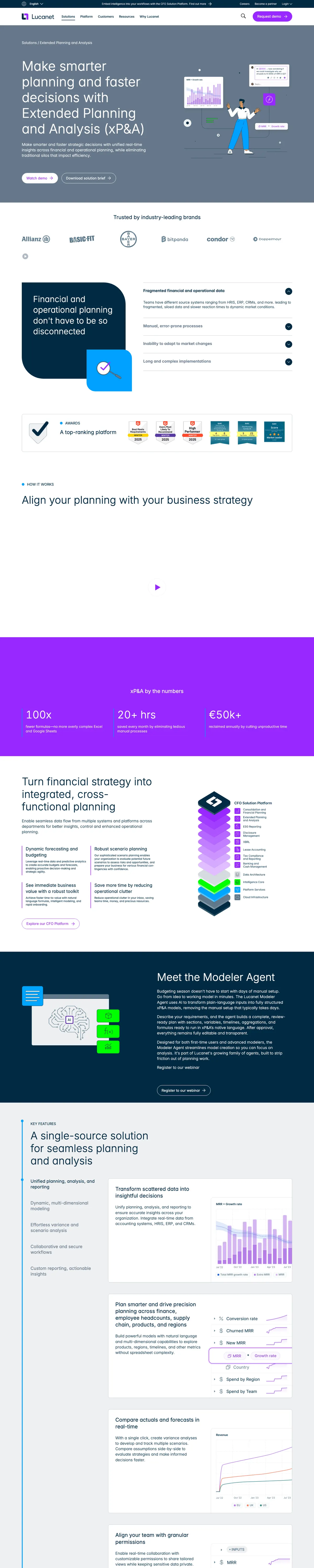 Full-page screenshot of Causal (causal.app)