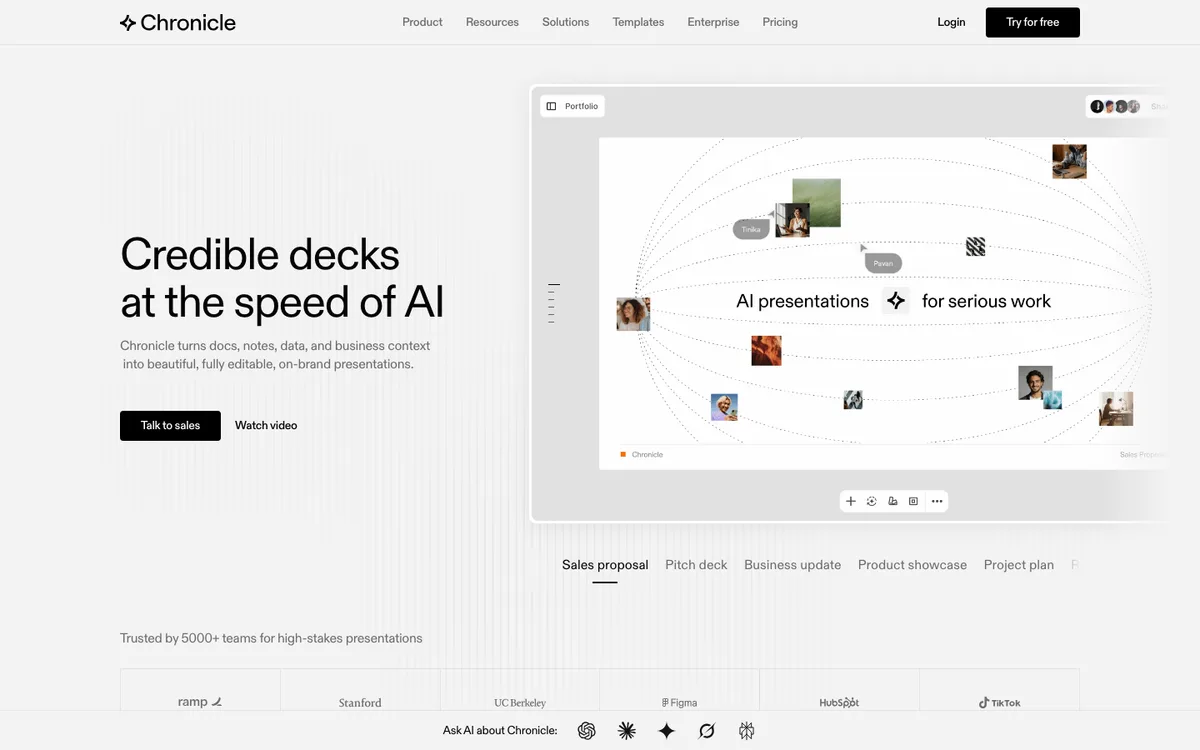 Chronicle website