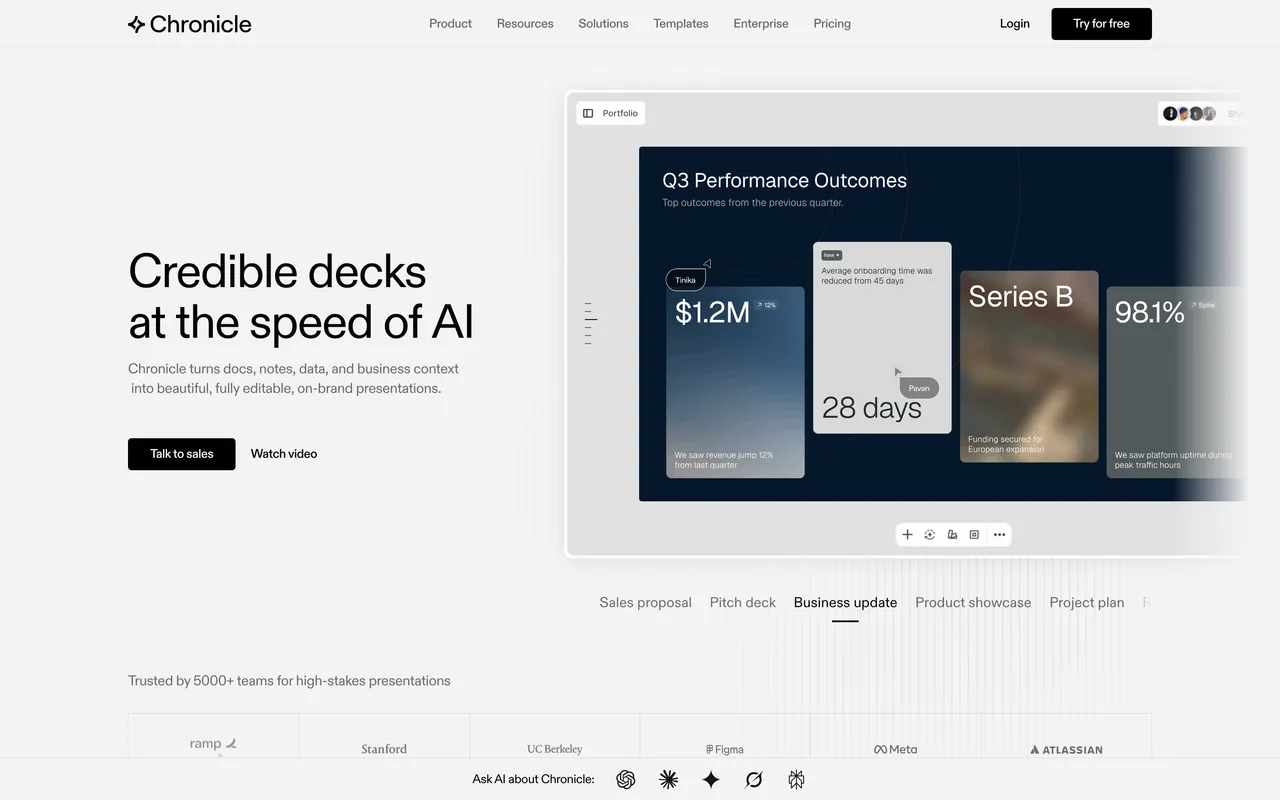 Chronicle website