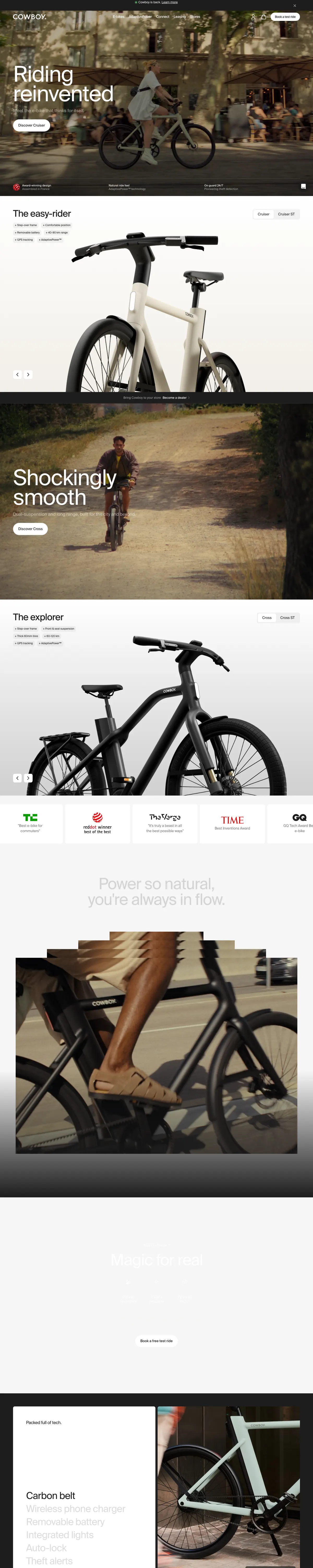 Full-page screenshot of Cowboy (cowboy.com)