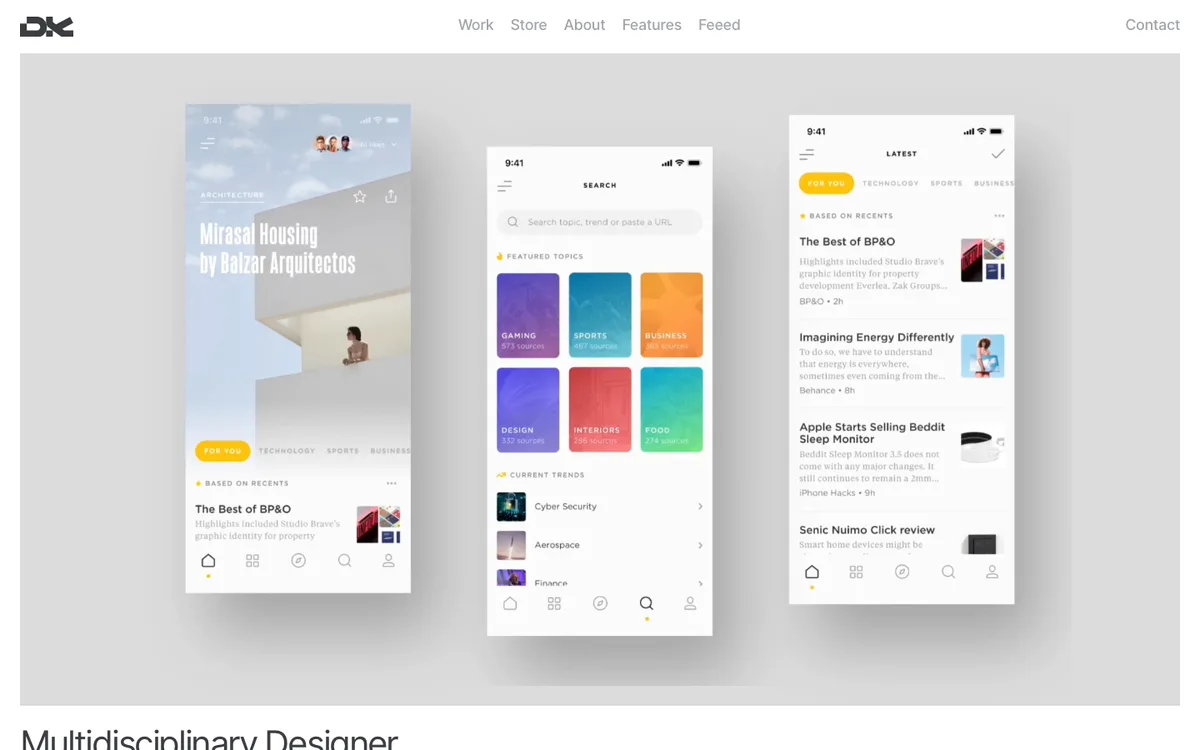 Daniel Klopper website