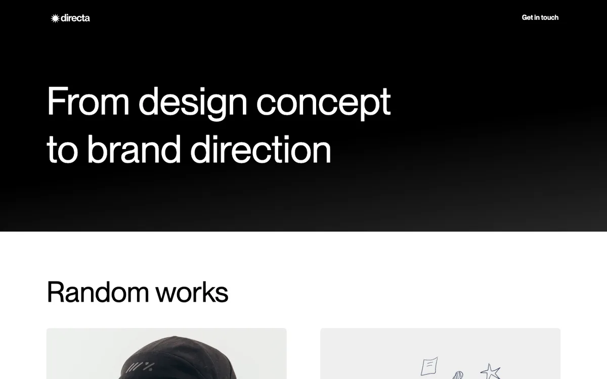 Directa Design Bureau website