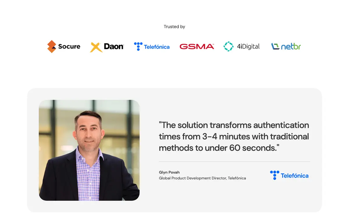 Testimonials section of Dock helps you end data fraud and reduce verification costs