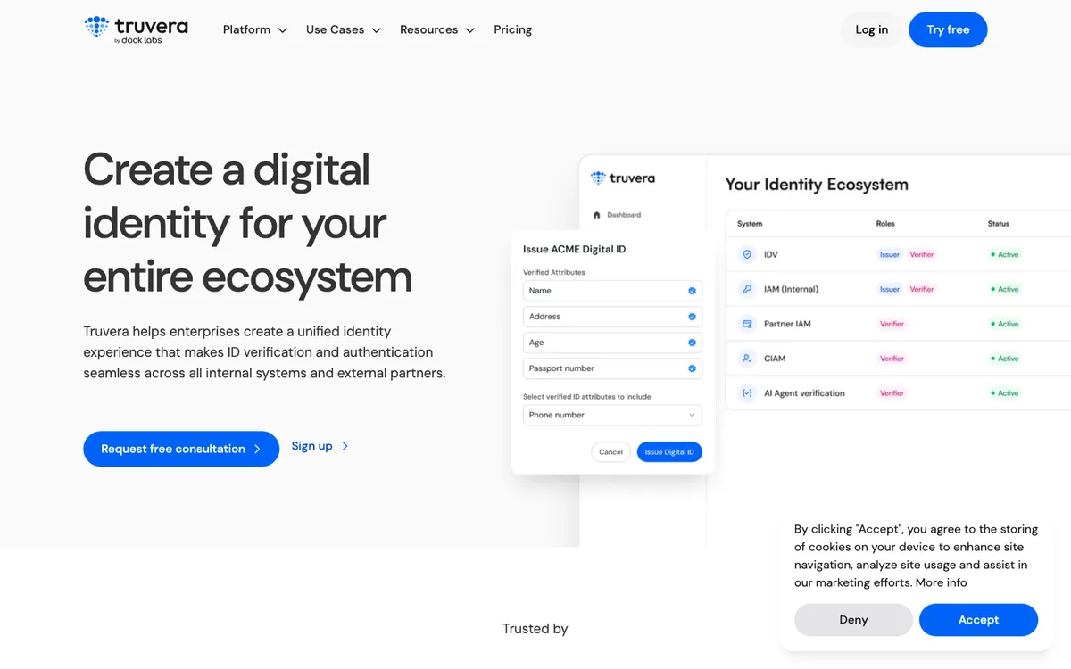 Dock helps you end data fraud and reduce verification costs website