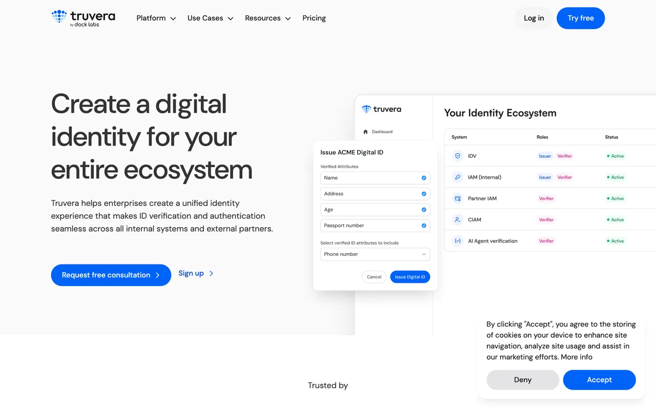Dock helps you end data fraud and reduce verification costs website