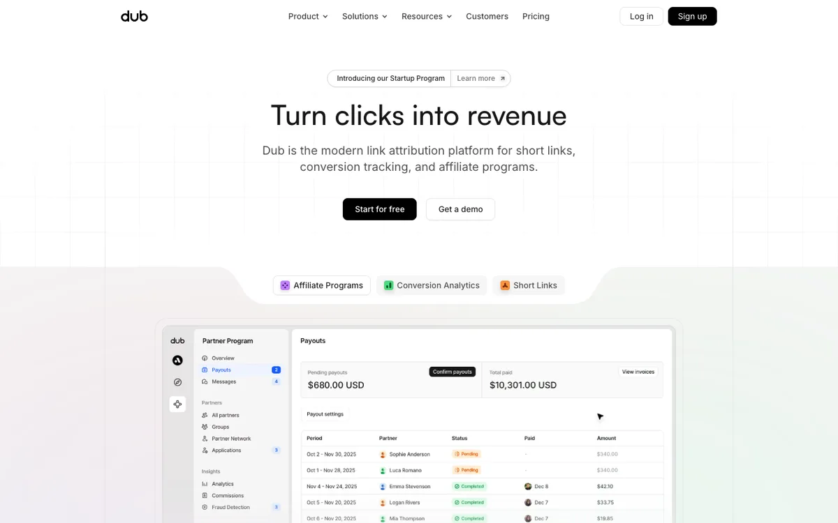 Dub.co website
