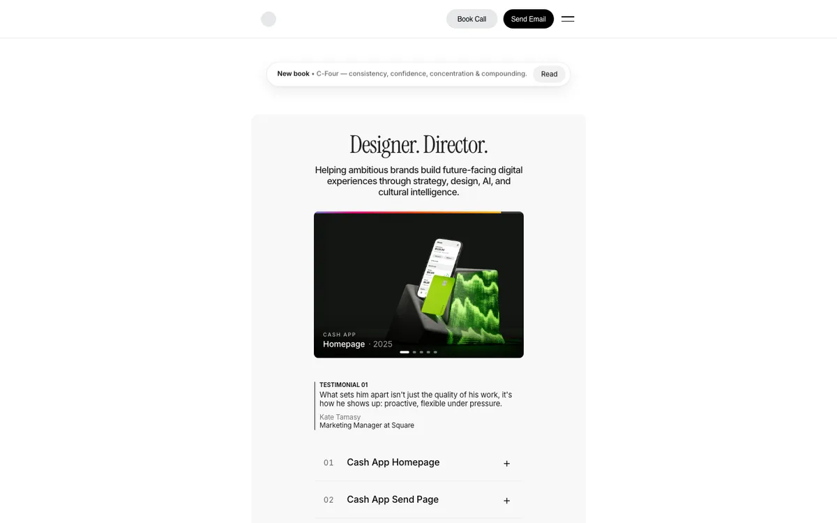 Eric Jordan Design website