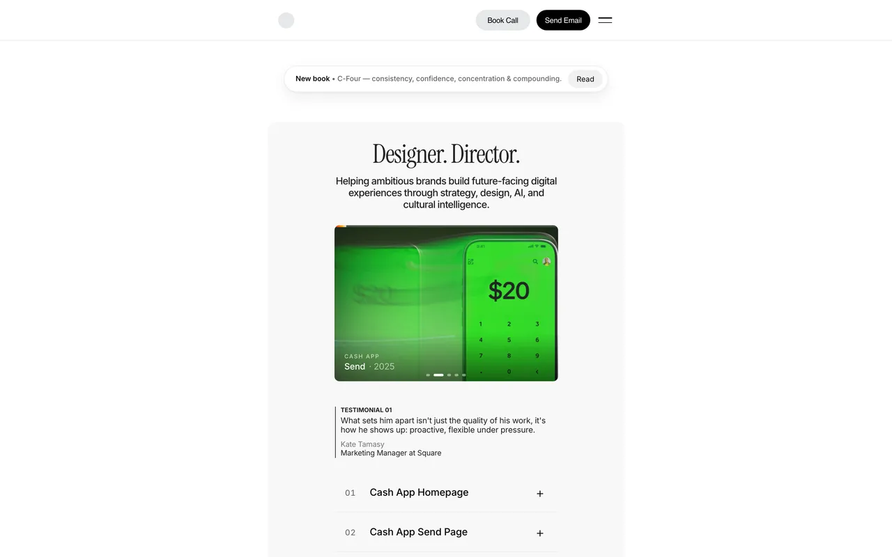 Eric Jordan Design website