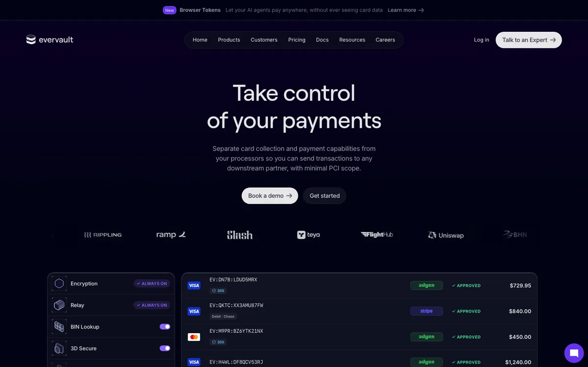 Evervault website