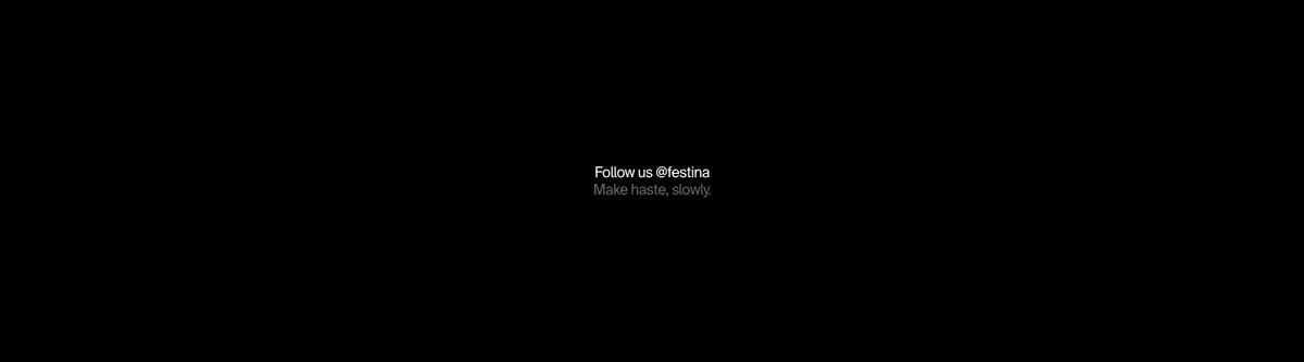 Footer section of Festina