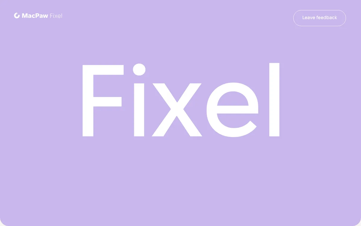 Fixel Font website