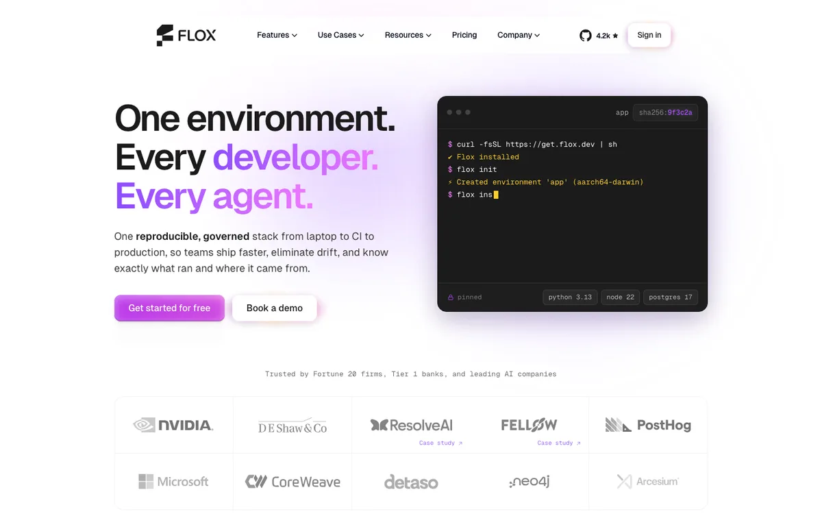 Flox website