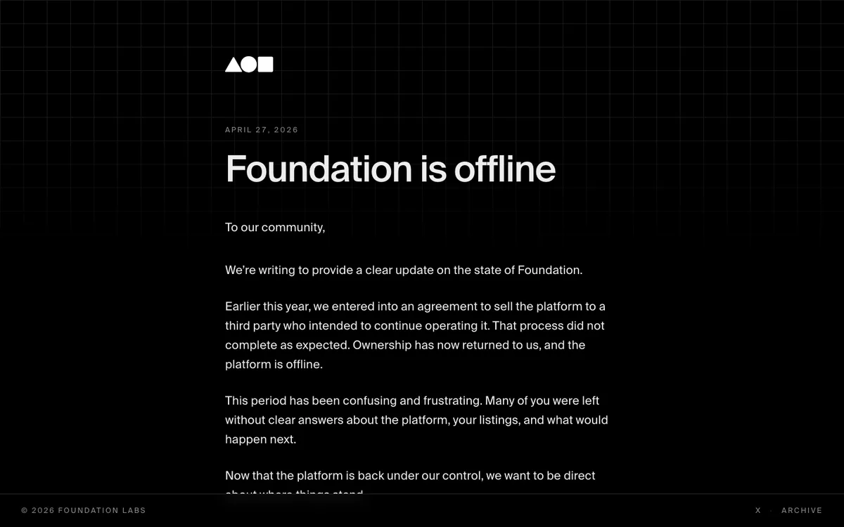 Foundation website