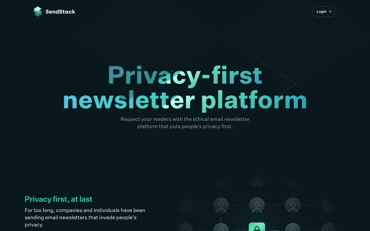 SendStack website