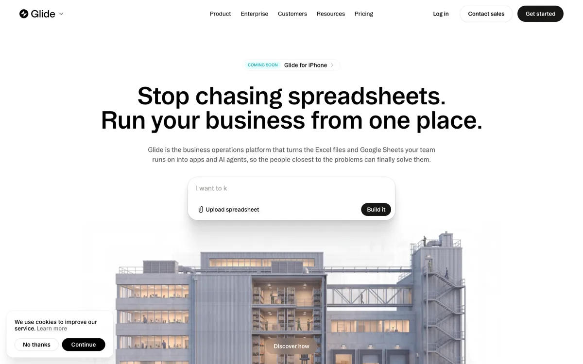 Glide website