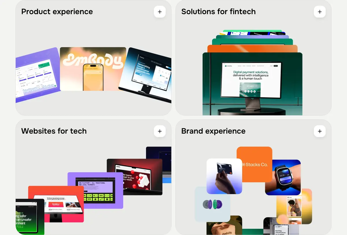 Features section of Goodface