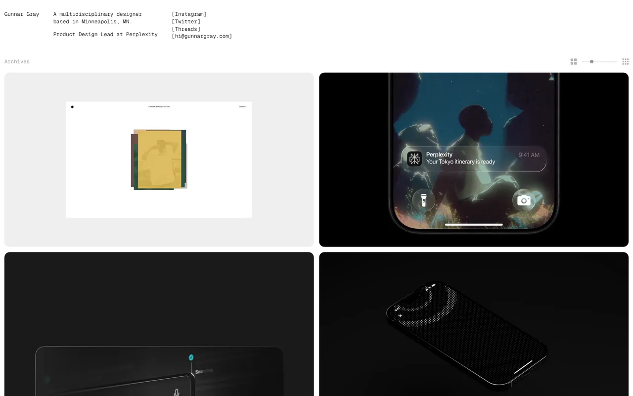 Gunnar Gray website