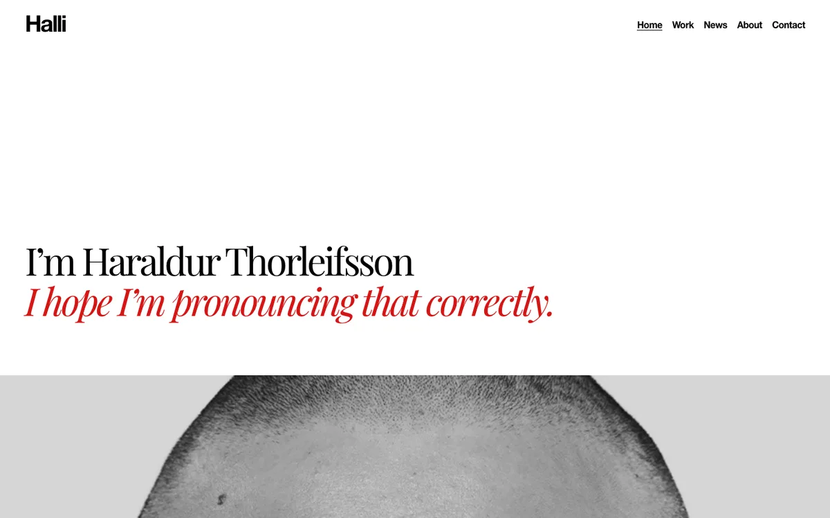 Haraldur Thorleifsson website