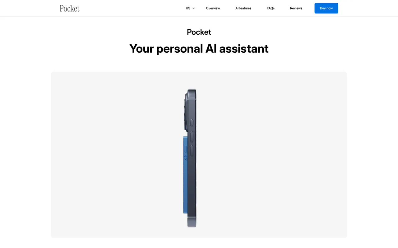 Pocket website