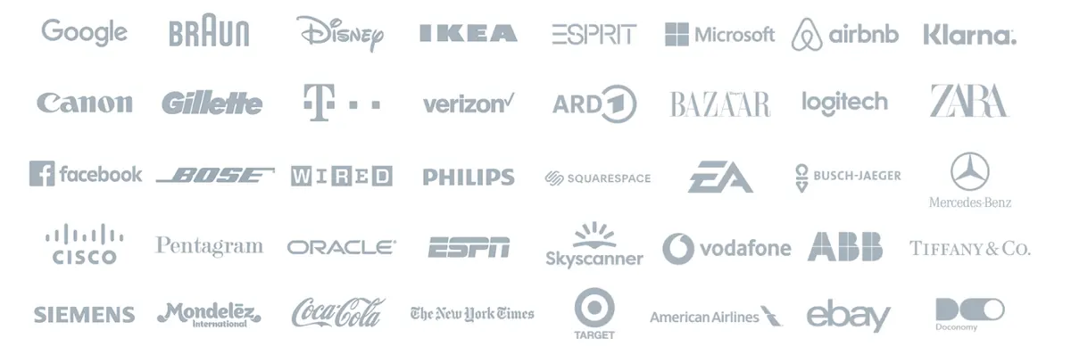 Logos section of iconwerk