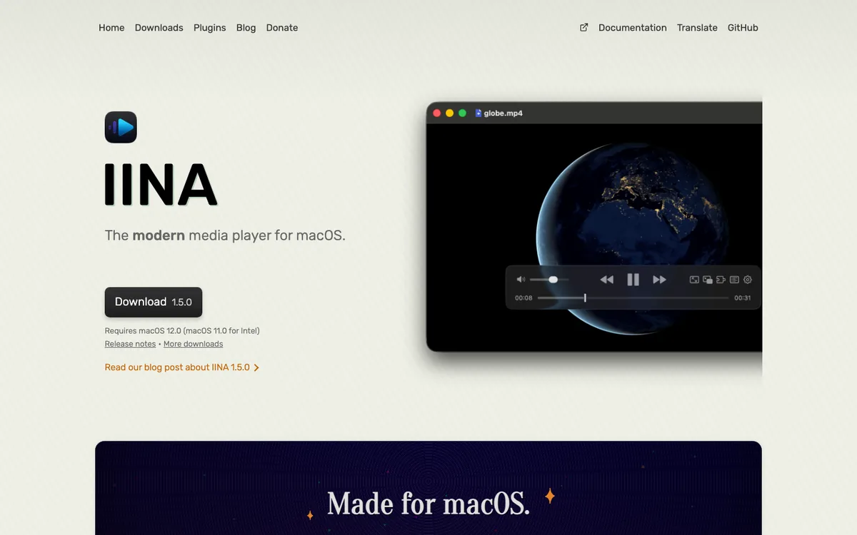 IINA website