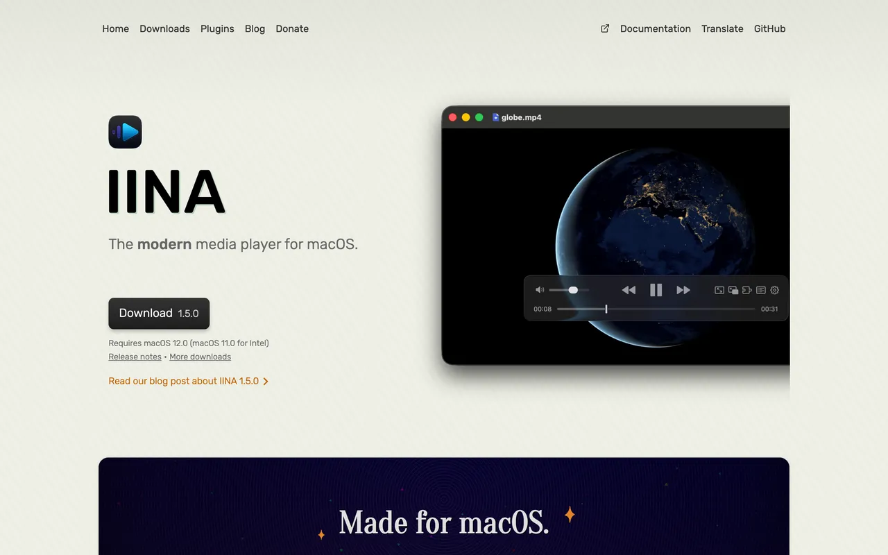 IINA website