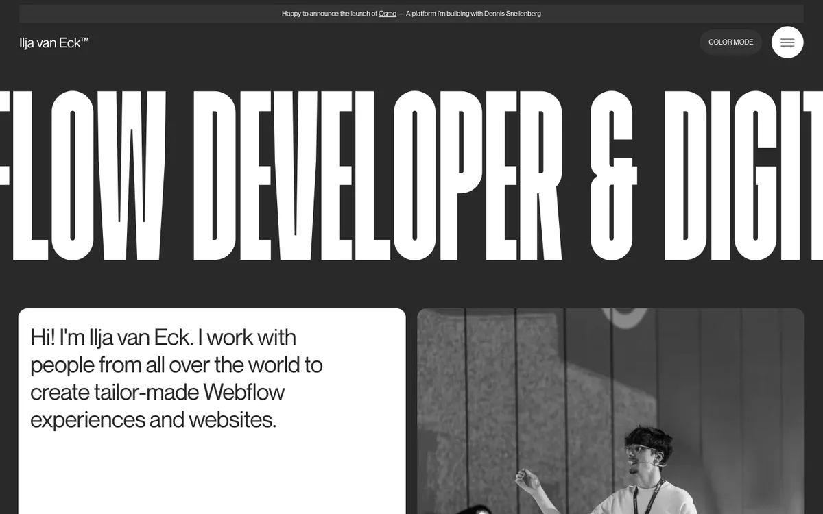 Ilja van Eck website