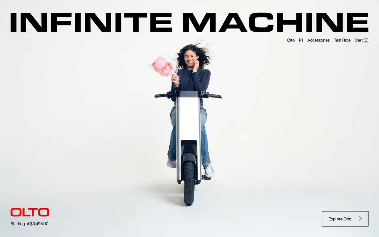 Infinite Machine website