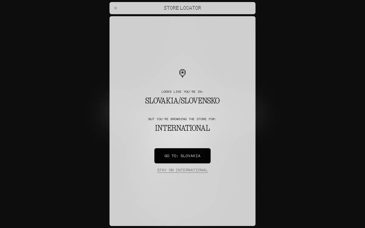 Nothing website