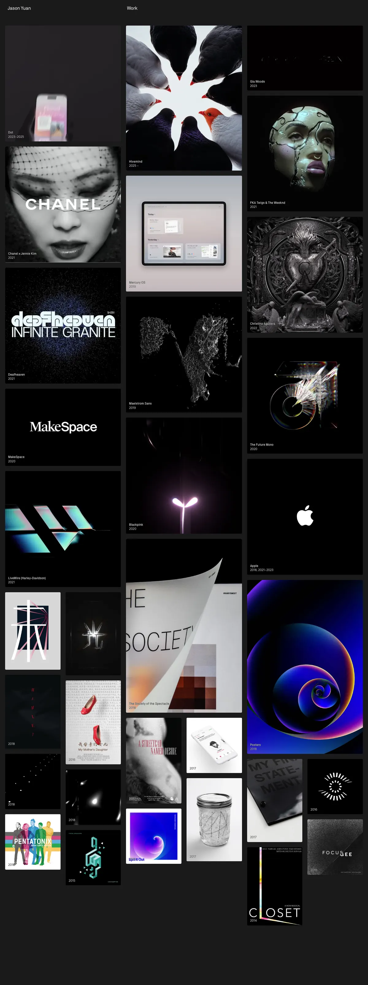 Full-page screenshot of Jason Yuan Design (jasonyuan.design)