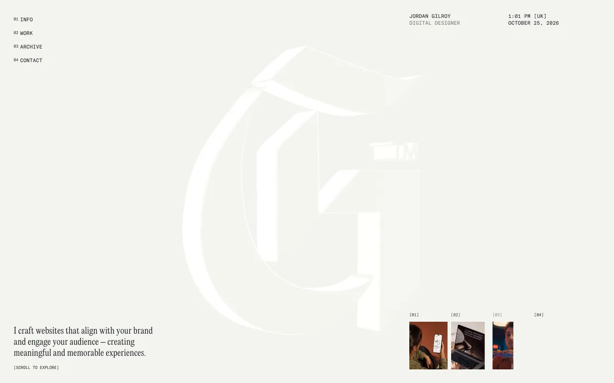Jordan Gilroy website