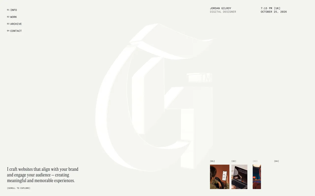 Jordan Gilroy website