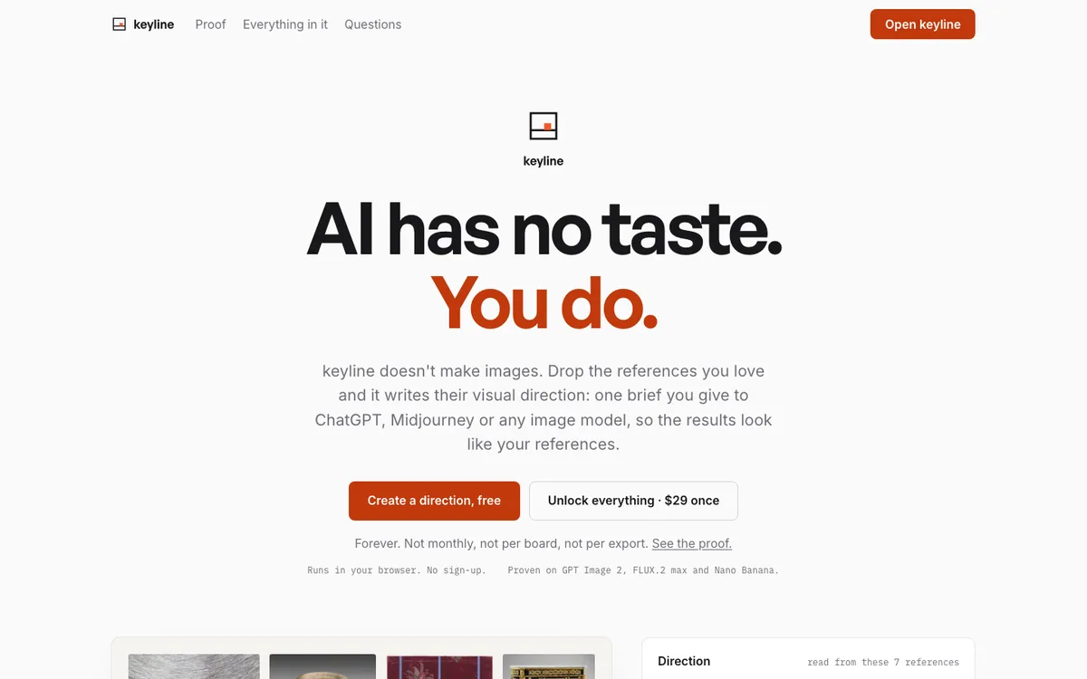 Keyline website